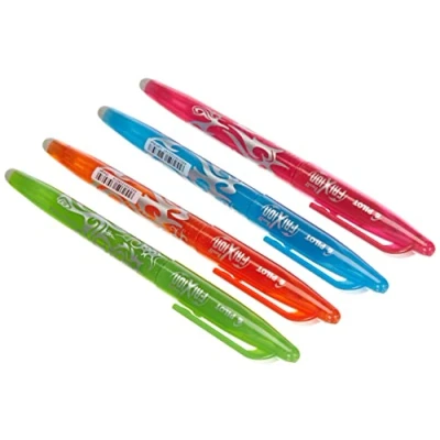 Abbildung von Pilot Pen Frixion Tintenroller (radierbar) 4 Stück farbig sortiert, fresh colors, (1er Pack)