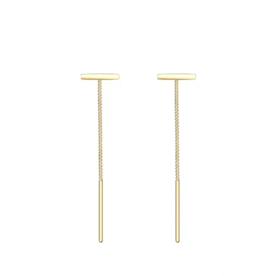 Abbildung von Elli Stick GEO Ohrringe goldcoloured, Damen, Größe: One Size, Gold coloured