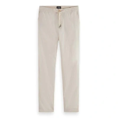Abbildung von Scotch &amp; Soda CORE Warren Jogger Stoffhose, Herren, Größe: 34x32, Off white