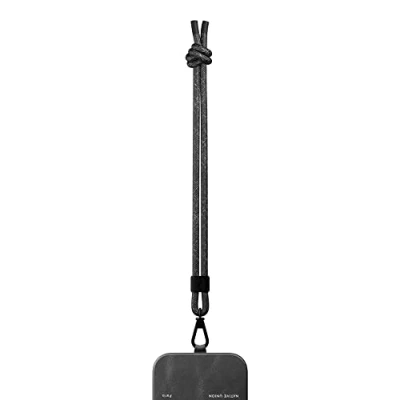Abbildung von Native Union Universal Sling Anpassbare und abnehmbare Trageschlaufe Hergestellt aus 100% rPET Recyceltem Polyester Universell Kompatibel mit Allen Smartphones (Schwarz)