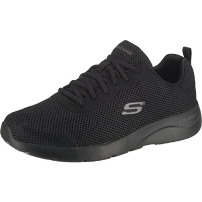 Abbildung von Skechers Herren Dynamight 2.0 Rayhill Sneaker, Black Mesh Pu Trim, 45 EU