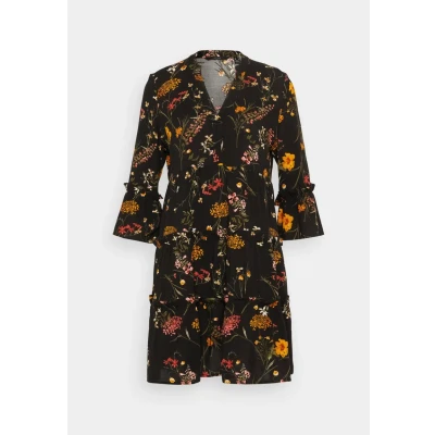 Abbildung von Vero Moda Vmeasy Short Dress Freizeitkleid, Damen, Größe: Small, Black/pink