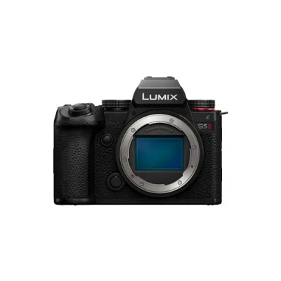 Abbildung von Panasonic LUMIX DC S5 II Spiegellose Vollformat Kamera 4K 60p und 6K 30p, Flip Screen, WLAN, Hybrid Phasen AF mit 779 Messfeldern, Active is, nur Gehäuse, Schwarz