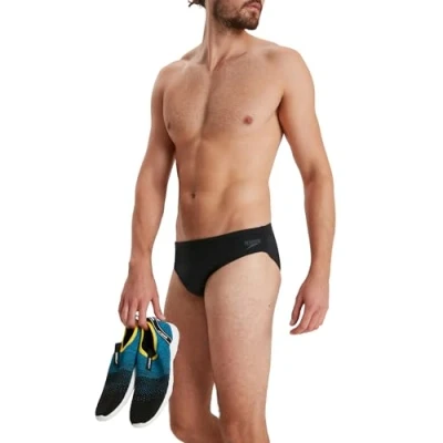 Abbildung von Speedo Badehose Slip, Herren, Größe: 5, Black