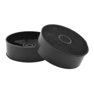 Abbildung von 2x AllSpares Aktivkohlefilter für Dunstabzugshauben geeignet AEG Electrolux Zanussi ECFB03, 9029798809, Faber F21, 112.0506.172 Ø125 mm