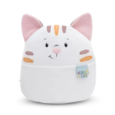 Abbildung von NICI CHILL Kuscheltier Katze 30 cm Flauschiges Stofftier aus Marshmallow Textur Material zum Kuscheln, Spielen und Liebhaben, Ideales Kuschelkissen 61400
