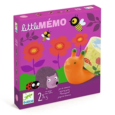 Abbildung von Djeco My First Game Animals DJ08552 Gesellschaftsspiel Little Memo, Multicolour