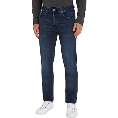 Abbildung von Tommy Hilfiger Herren Jeans Hose Core Slim Bleecker mit Stretch, Blau (Iowa Blueblack), 36W/32L