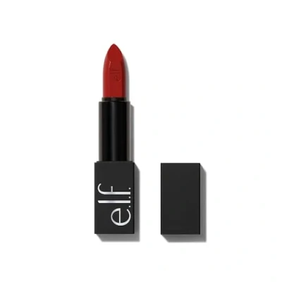 Abbildung von e.l.f. O Face Satin Lipstick, Reichhaltig Pigmentierter, Pflegender &amp; Langanhaltender Cremiger Lippenstift, Mit Jojoba Angereichert, Vegan Tierversuchsfrei, Spicy, 3,8 g