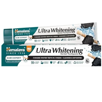Abbildung von Himalaya Ultra Whitening Toothpaste Herbal Formulation with Activated Coconut Charcoal &amp; Black Seed Oil 75 ml