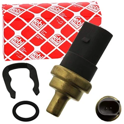 Abbildung von febi bilstein 29318 Kühlmitteltemperatursensor mit Dichtung und Haltefeder , 1 Stück