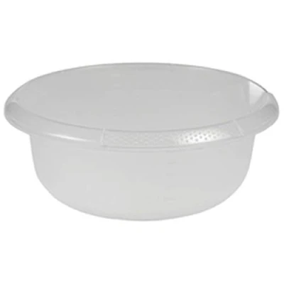 Abbildung von keeeper Universal Schüssel mit Ausguss, Rund, 3,5 l, Ø 28 cm, Björk, Transparent
