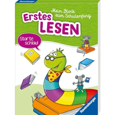 Abbildung von Ravensburger Mein Block zum Schulanfang: Erstes Lesen Rätselblock ab 6 Jahre lernen