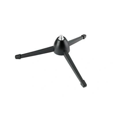 Abbildung von K&amp;M 23105 Tischstativ Schwarz Mikrofonhandgriff mit 7 cm Höhe 3/8“ Gewindeanschluss, sehr leicht und handlich