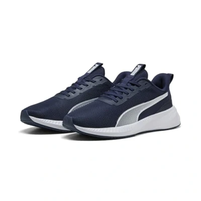 Abbildung von PUMA Unisex Flyer LITE 3 Straßen Laufschuh, Navy White, 37 EU