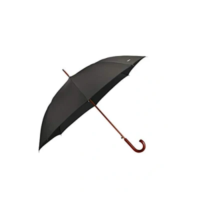 Abbildung von Samsonite Wood Classic S Stick Man Auto Open Black Regenschirm