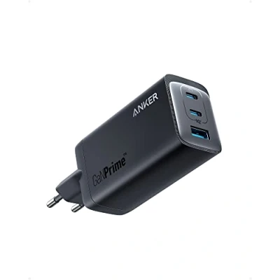 Abbildung von Anker USB C Ladegerät, 737 Charger GaNPrime 120W, PPS 3 Port schnell kompakt, Netzteil für MacBook Pro/Air, iPad Pro, Galaxy S22/S21, Dell XPS 13, Note 20/10+, iPhone 15/Pro, Pixel und mehr