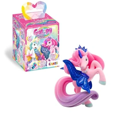 Abbildung von Galupy Unicorn Rainbow Einhorn Spielzeug zu Sammeln, Figuren mit Glitzerflügeln &amp; Swarovski Kristal