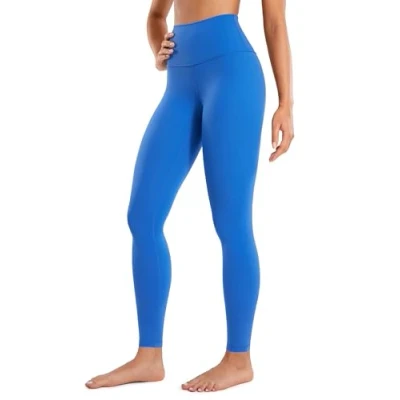 Abbildung von CRZ Yoga Butterluxe Damen High Waist Sport Leggings Blickdicht Leggins Sporthose Workout Gym Yogahose 71cm Funkelndes Blau 38