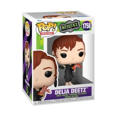 Abbildung von Funko POP! Movies: Beetlejuice Delia Deetz Vinyl Sammelfigur Geschenkidee Offizielle Handelswaren Spielzeug Für Kinder und Erwachsene Movies Fans Modellfigur Sammler