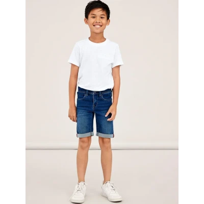 Abbildung von Name it Nkmsofus Jeans Shorts für Kinder, Größe: 92, Medium blue denim
