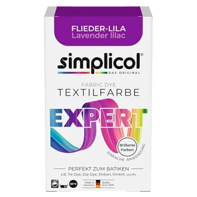 Abbildung von simplicol Textilfarbe expert Flieder Lila 1707 Zum Umfärben und Auffrischen von Kleidung, Waschmaschinenfest, für Baumwolle, Wolle, Seide, Leinen, Viskose &amp; Mischgewebe
