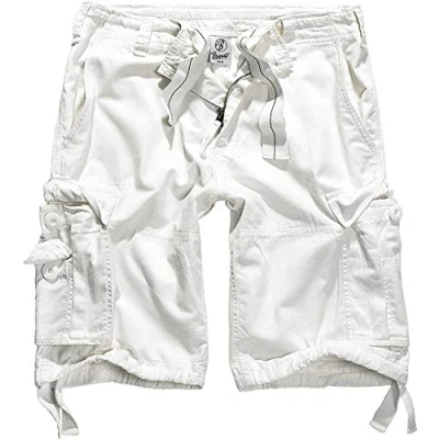Abbildung von Brandit Herren Vintage Shorts Basic White M