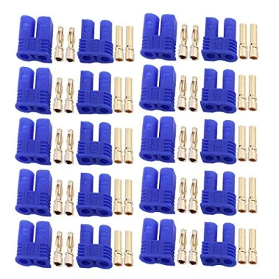 Abbildung von 10 Paar männlich weiblich EC2 Verbinder 2,0 mm Gold Bullet Bananen stecker für RC ESC Lipo Batterie Elektro Motor