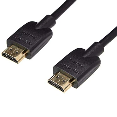 Abbildung von Amazon Basics Flexibles HDMI Kabel, 0.3 m, Schwarz