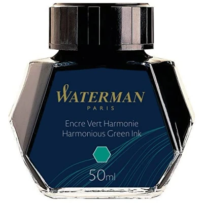 Abbildung von Waterman Füllertinte im Tintenfass Harmonious Green Tintenflacon mit 50 ml
