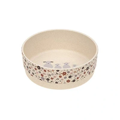 Abbildung von LÄSSIG Kinder Schüssel Schälchen Kindergeschirr ohne Melamin, BPA frei, für Spülmaschine und Mikrowelle/Bowl Tiny Farmer Sheep