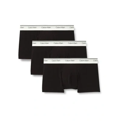 Abbildung von Calvin Klein Herren Surge 3Pk Low Rise Trunk, Black (Black), M