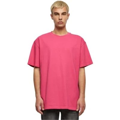 Abbildung von Build Your Brand Herren BY102 Heavy Oversize Tee T Shirt, hibiskuspink, S