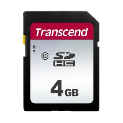 Abbildung von Transcend Highspeed 4GB SDHC Speicherkarte (für Digitalkameras / Photo Box alltägliche Aufnahmen &amp; Videos Autoradio) Class 10 TS4GSDC300S