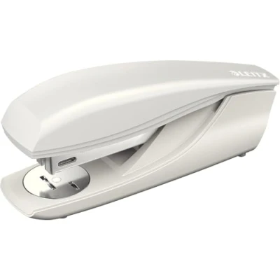 Abbildung von Leitz Büroheftgerät, Für 30 Blatt, Ergonomisches Design, Inkl. Heftklammern, Grau, NeXXt Serie, 55000085