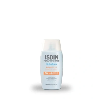 Abbildung von ISDIN Fotoprotector Mineral Baby Pediatrics Sonnencreme Gesicht LSF 50 (50ml) 100% mineralischer Sonnenschutz, der speziell für die empfindliche Haut von Kindern und Babys entwickelt wurde