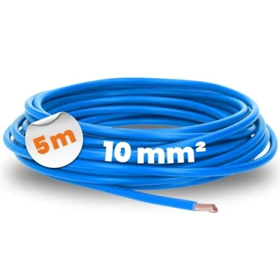 Abbildung von 5 Meter Lapp 4520025 H07V K 10 mm² blau I Verdrahtungsleitung Aderleitung flexibel PVC Einzelader Litze 10mm2 Verdrahtung