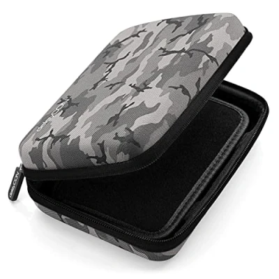 Abbildung von deleyCON Navi Tasche Case für Navigationsgeräte 6 Zoll &amp; 6,2 (17x12x4,5cm) Robust Stoßsicher 1 Innenfach Camouflage