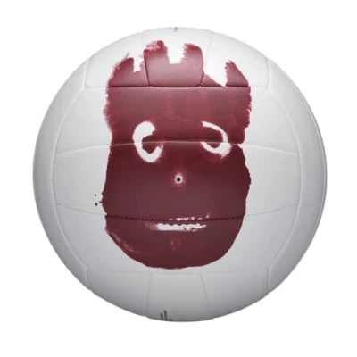 Abbildung von Wilson Volleyball, Outdoor, Freizeitspieler, Cast away &quot;Mr. Wilson&quot;, Weiß/ Rot