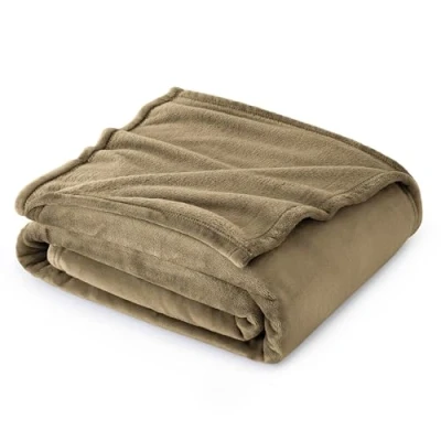Abbildung von BEDSURE Kuscheldecke Flauschig Decke Fleecedecke Wohndecke Warm Winter Weich, Sofadecke XL, Couch Blanket, Wohn &amp; Kuscheldecken 150x200cm, Sofa überwurfdecke Camel.