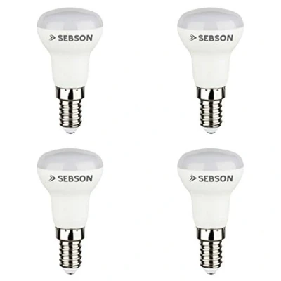 Abbildung von SEBSON® LED Lampe E14 R39 Reflektor 3W warmweiß 3000k, ersetzt 20W, 200lm, Ra97, 230V Leuchtmittel flimmerfrei, Reflektorlampe, 4er Pack
