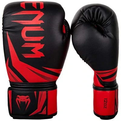 Abbildung von Venum, Challenger 3.0 Boxhandschuhe, Unisex Erwachsene, 10 Oz, Schwarz/Rot