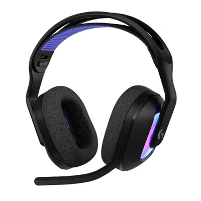 Abbildung von Logitech G522 LIGHTSPEED Bluetooth Gaming Headset mit und ohne Kabel Schwarz