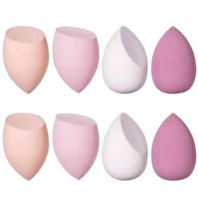 Abbildung von Makeup Schwamm, 8 Stück Beauty Blender Make Up Schwamm Schminkschwamm für Foundations, Puder Flüssigkeiten, Etc., Gesichtsschwamm Kommt In 3 Formen