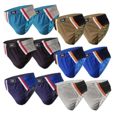 Abbildung von 6 12 Slips Herren Unterhosen Männer Slip Unterwäsche (12 stück, XXL)