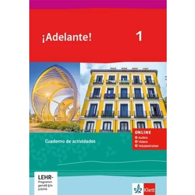 Abbildung von ¡Adelante! 1: Cuaderno de actividades mit Audios, Videos und Vokabeltrainer 1. Lernjahr (¡Adelante! Spanisch als neu einsetzende Fremdsprache an ... Oberstufe. Allgemeine Ausgabe ab 2019)