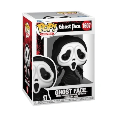 Abbildung von Funko Pop! Movies: Ghostface Vinyl Sammelfigur Geschenkidee Offizielle Handelswaren Spielzeug Für Kinder und Erwachsene Movies Fans Modellfigur Sammler Display