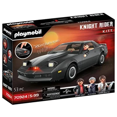Abbildung von PLAYMOBIL 70924 Knight Rider K.I.T.T., Mit original Licht und Sound, Für Fans Kinder, 5 99 Jahre