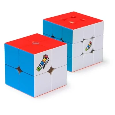 Abbildung von Rubik&#039;s Cube, Duo Speed Cube 3x3 und 2x2, das Original, Ultra leichtgängige Zauberwürfel, hochwertige Verabeitung, Doppelpack für Einsteiger Profis, ab 8 Jahren