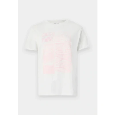 Abbildung von Roxy Oceanregular Poster Tshirt print, Damen, Größe: Large, Egret